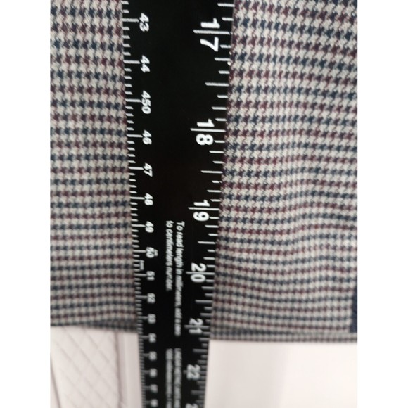 NWT Nordstrom Rack Susina Designer Mini Skirt SZ 10P Navy Indigo Plaid Full Zip - Picture 10 of 16